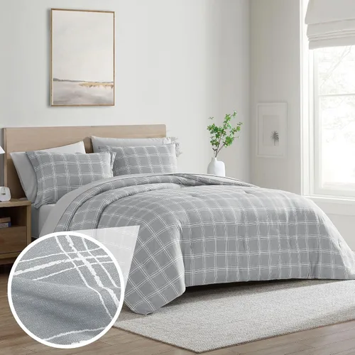 Miniatura 11 de Cathay Home Basic Bedding Home Essential - Juego de ropa de cama de microfibra ultrasuave y ligera, resistente a las arrugas, 6 piezas