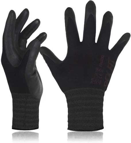 DEX FIT Nitrile Work Gloves FN330,Stretch Fit, Touchscreen, Power Grip in Wet & Oily Conditions, Men & Women