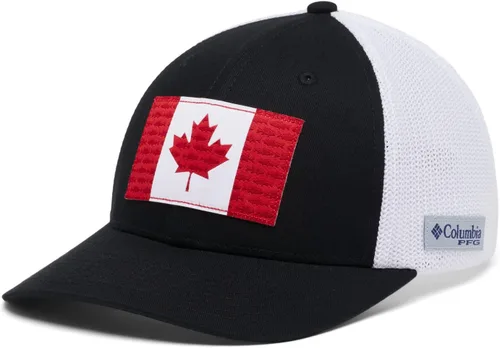 Miniatura 1030 de Columbia - Gorra de malla con bandera con árboles unisex para adultos, corona alta