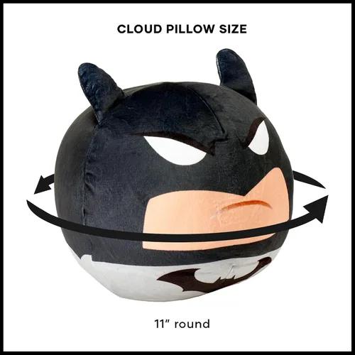 Miniatura 5 de Northwest Batman Cloud Pillow – Warner Brothers DC Comics, diseño de detective gris, almohada de felpa ultrasuave para cama, sofá o decoración