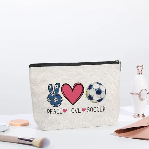 Miniatura 5 de Bolsa de maquillaje kdxpbpz Bolsa de regalos inspiradores para mujeres Regalo de cumpleaños para entrenadora Mejor amiga Hermana Hija Bolsa