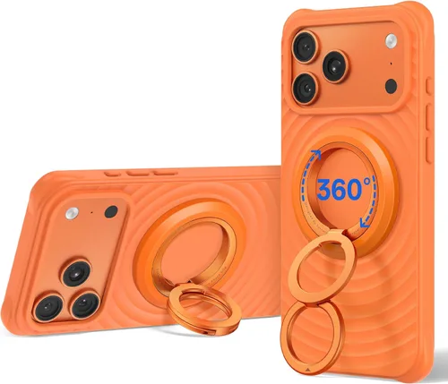 Miniatura 17 de SYNCWIRE Soporte magnético para anillo de teléfono MagSafe, rotación de 360°, agarre magnético de doble cara, soporte de anillo para teléfono