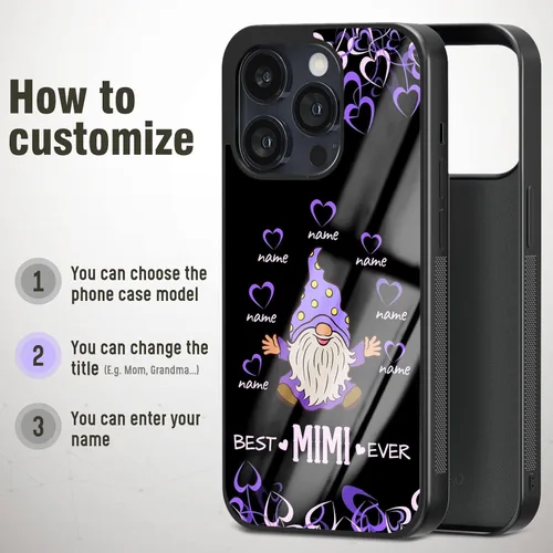 Miniatura 3 de Fundas de teléfono con nombre personalizado, regalo para el día de la madre, madre o mamá, para iPhone 11, 12, 13, 14, 15, 16, 17, Pro Max Plus Mini