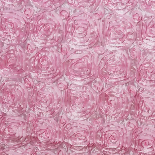 Miniatura 2 de Tableclothsfactory Mantel rectangular con patrón de rosetas/rosas 90x132 - Mantel rosa