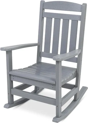 Best Choice Products Mecedora para todo tipo de clima, para interiores y exteriores, de polietileno de alta densidad para patio, balcón, patio