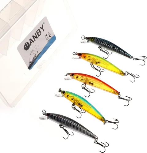 Miniatura 3 de Señuelos de pesca Probado Color explosivo Especial Minnow Swimbait Vibrating Jigging Señuelos de pesca de agua dulce y salada con anzuelo Aparejos