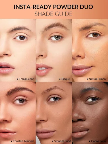 Miniatura 8 de SHEGLAM Insta-Ready - Polvo facial suelto debajo de los ojos, arena suave Arena lisa