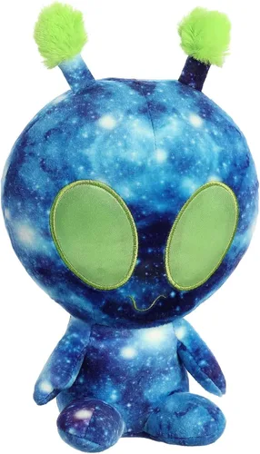 Miniatura 2 de Aurora® Interstellar Galactic Cuties™ Peluche de Alien Nebula que se Ilumina - Compañeros Cósmicos - Diversión Iluminada - Azul 8 Pulgadas