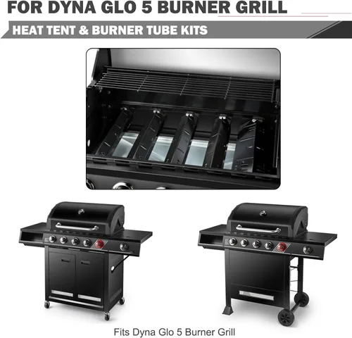 Miniatura 2 de Piezas de la tienda de calor DGH474CRP para Dyna Glo 5 piezas de repuesto de parrilla de quemador DGH474CRP-D DGH485CRP DGH485CRP-D 70-02-411