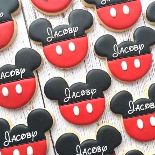 Miniatura 5 de Cortadores de galletas de ratón de dibujos animados, 2 uds