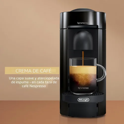 Miniatura 9 de Nespresso VertuoPlus - Máquina de café y espresso con espumador de leche de De'Longhi, negro mate Negro tinta