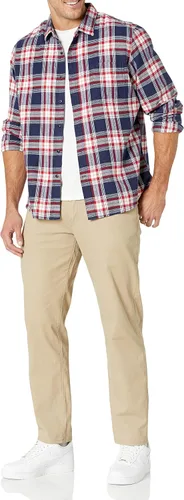 Miniatura 4 de Tienda Essentials Pantalón de sarga elástico de 5 bolsillos para hombre