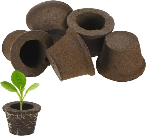 Miniatura 8 de M METERXITY Paquete de 5 esponjas de cultivo, 3.1 x 2.4 x 2.8 pulgadas, esponjas de repuesto para crecimiento de raíces, vainas de semillas