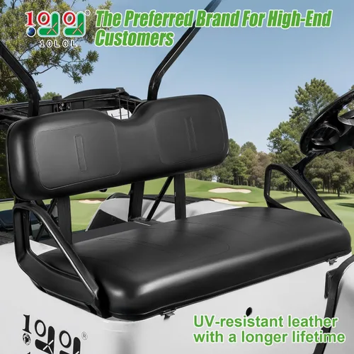 Miniatura 2 de 10L0L Conjunto de Asiento Delantero para Carrito de Golf para EZGO TXT 1994-2013, Cojines de Fondo de Asiento de Estilo Fábrica y Kit de Reemplazo