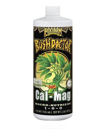 Miniatura 7 de FoxFarm BushDoctor Cal-Mag - Suplemento líquido de calcio y magnesio, evita la pudrición del extremo de la flor y la quemadura de las puntas