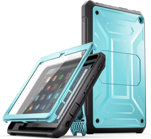 Miniatura 8 de Funda para tablet Amazon Fire HD 10 y Fire HD 10 Kids Pro (solo 13ª generación, versión 2023), DJ&RPPQ con protección completa, resistente