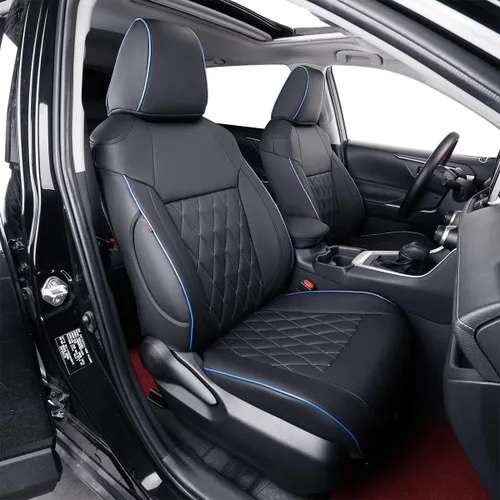 Miniatura 16 de EKR Fundas de asiento de automóvil Corolla de ajuste personalizado para seleccionar Toyota Corolla L LE LE Eco Sedan 2014 2015 2016 2017 2018 2019