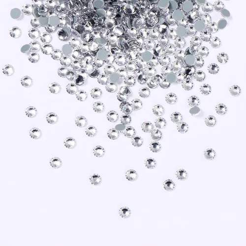 Miniatura 2 de 2880 diamantes de imitación termoadhesivos de imitación de cristal con parte trasera plana para manualidades, manualidades, ropa, zapatos