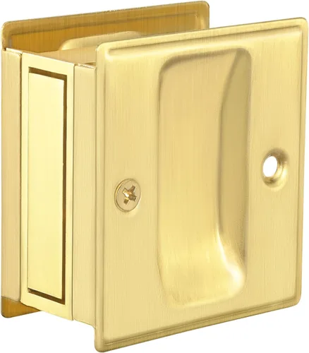 Miniatura 14 de HOMOTEK Paquete de 2 tiradores de privacidad para puerta, sin placa de interruptor, reemplaza los tiradores de paso viejos o dañados, 2-3/4 x 2-1/2