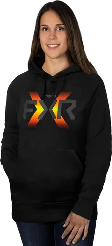 Miniatura 4 de FXR Victory - Sudadera con capucha y bolsillo para teléfono de manga larga, color negro