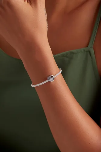 Miniatura 83 de Abalorios de plata de ley para pulseras, collares, familia para siempre, circonita cúbica, regalo de joyería para mujeres