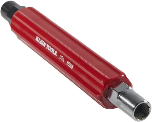 Miniatura 4 de Klein Tools 68005 Llave inglesa de alto impacto con enchufes hexagonales de 7/16 pulgadas y 3/8 pulgadas para telecomunicaciones (paquete de 2)