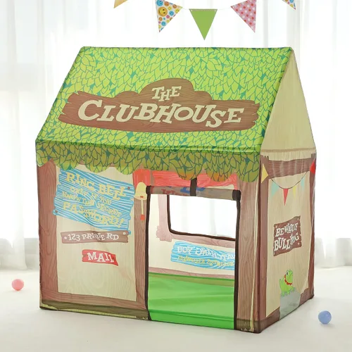 Tienda de campaña y luces para niños, casa de juegos interior para niños, 28 x 39 x 43 pulgadas