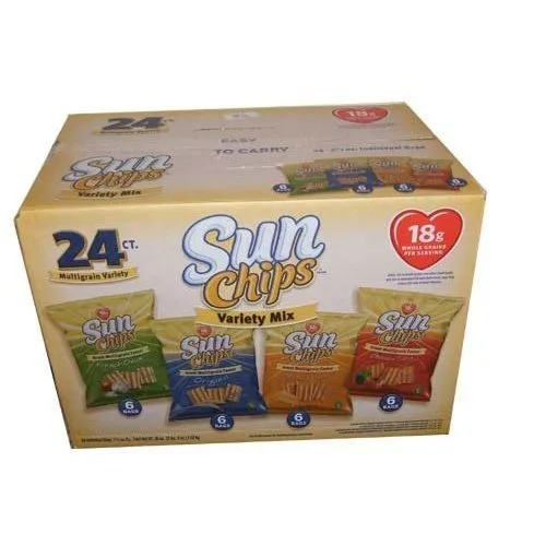 Frito Lay Sun Chips Multigrain Caja Variedad - 24 Bolsas