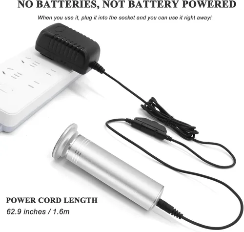 Miniatura 8 de Removedor de callos eléctrico mejorado para pies, 1200 rpm, velocidad ajustable, lima eléctrica profesional para pies, pedicura, lijadora de pies