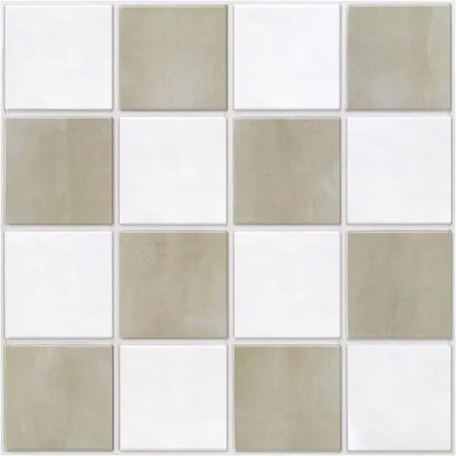 Commomy 10 azulejos 3D mate para despegar y pegar de 11.8 x 11.8 pulgadas, ultraligeros de PVC, cuadrados, para despegar y pegar para cocina,