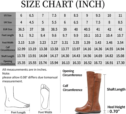 Miniatura 3 de Jeossy Botas hasta la rodilla 9656 para mujer, botas de equitación de moda con hebilla