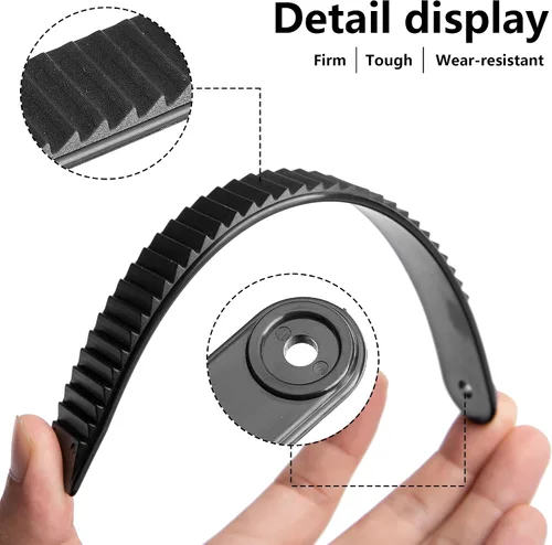 Miniatura 3 de 6 unids/10 correas de escalera de tobillo para snowboard, 7.9 x 0.8 pulgadas, correas de escalera de snowboard, reemplazo de correa de escalera
