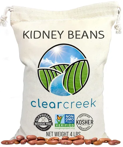 Miniatura 14 de CLEAR CREEK Frijoles certificados sin residuos de glifosato cultivados en Washington 25 libras Sin OMG Kosher Vegano No irradiado
