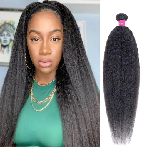 Miniatura 61 de Extensiones de cabello humano afro rizado 4B 4C Afro Kinky a granel de cabello humano virgen sin procesar para mujeres, negro natural, 8 pulgadas