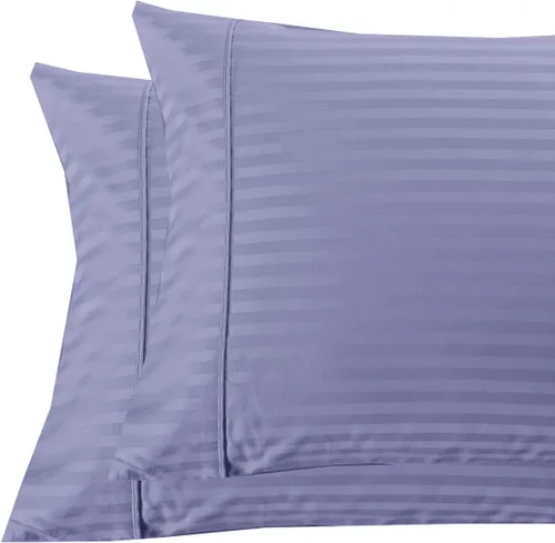 Miniatura 19 de Royal Tradition Damasco rayado 580 hilos, 100 % algodón tamaño Queen juego de sábanas de cama beige