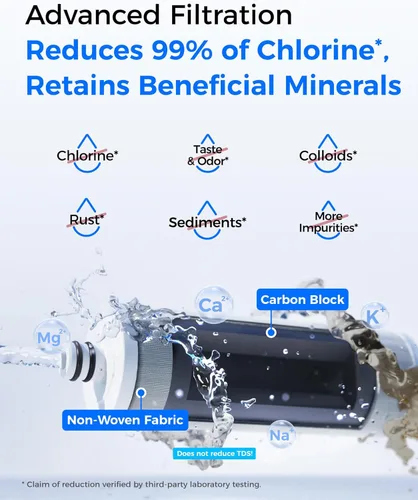 Miniatura 5 de Waterdrop Filtro de agua para grifo de fregadero, sistema de filtro de agua de encimera de 4000 galones y recordatorio de vida del filtro, reduce