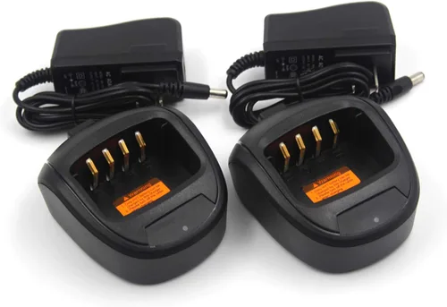 Paquete de 2 cargadores de batería rápidos CH10A03 para radios portátiles HYT TC-610 TC610S BL2001 BL1204 Hytera TC620 Radios portátiles de dos vías