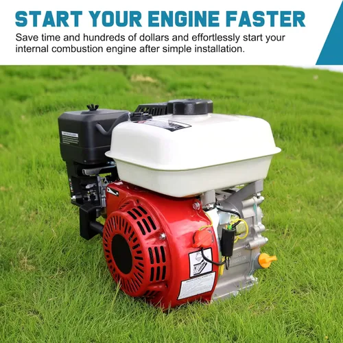 Miniatura 8 de Arrancador de retroceso GX160 con copa de arranque compatible con Honda GX120 GX160 GX200 4HP 5.5HP 6.5HP Motor de repuesto # 28400-ZE1-003ZF
