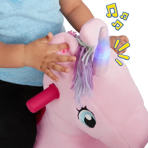 Miniatura 8 de Radio Flyer Juguetes de Animales de Peluche para Niños Pequeños – Suave Juguetes de Paseo y Empuje en Interiores para Niños de 1 a 3 Años Rosa