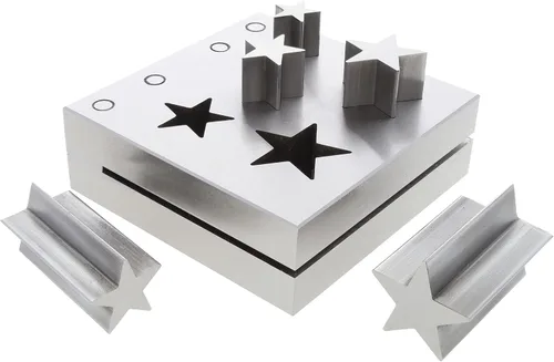 Miniatura 20 de The Beadsmith Juego de cortadores de disco circular de acero con 4 punzones y troqueles. Herramienta para cortar círculos precisos de 1" a 2