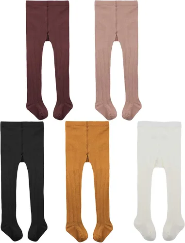 Miniatura 33 de American Trends Leggings para bebé, medias de punto para niñas y niños pequeños, leggings de punto de invierno