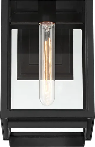 Miniatura 3 de Possini Euro Design Atkins - Lámpara de pared moderna de 14 1/4 pulgadas de alto para exteriores, para porche, casa, exterior, farol exterior