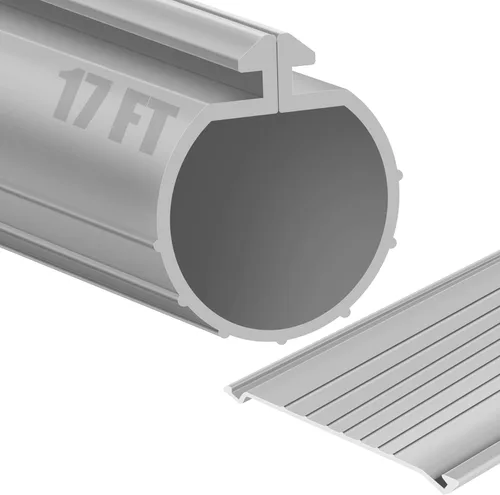 Miniatura 11 de ToLanbbt Sellos de goma para puerta de garaje de 20 pies, sello inferior de bombilla P de 0.19 pulgadas, resistente a la intemperie, burlete
