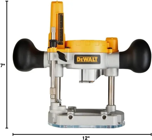 Miniatura 4 de Base de inmersión DEWALT para rebajadora compacta, varillas de acero para un trazo de inmersión suave (DNP612)