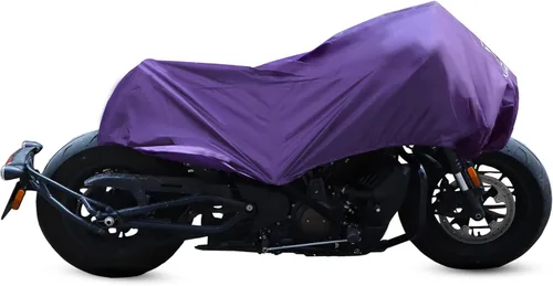 Miniatura 15 de X AUTOHAUX Cubierta de Motocicleta para Moto de Calle Scooter Media Cubierta Ligera Exterior Impermeable Protector contra Lluvia y Polvo Negro