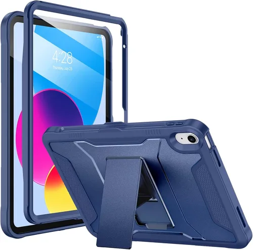 Miniatura 26 de Funda Soke para iPad (A16) de 11ª generación de 11 pulgadas 2025, iPad de 10ª generación de 10.9 pulgadas 2022, con protector de pantalla