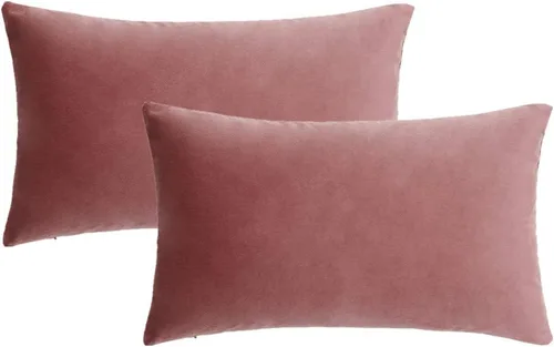 Miniatura 37 de Fundas de almohada de terciopelo de 16 x 16 pulgadas, color negro, fundas de almohada decorativas para sofá, fundas de almohada suaves, sólidas