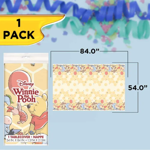 Miniatura 5 de Winnie The Pooh - Paquete de vajilla para fiestas, servilletas de almuerzo, platos de postre, cubierta de mesa ideal para fiestas temáticas