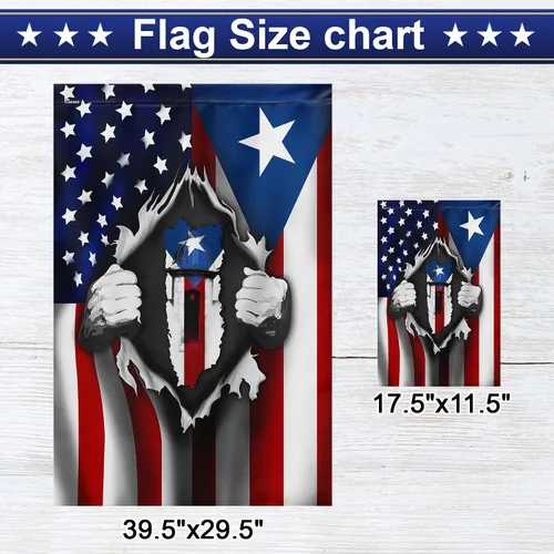 Miniatura 2 de FLAGWIX Banderas de Puerto Rico, decoraciones de bandera de Puerto Rico – Bandera de casa de 30 x 40 pulgadas, decoraciones para el hogar, exterior