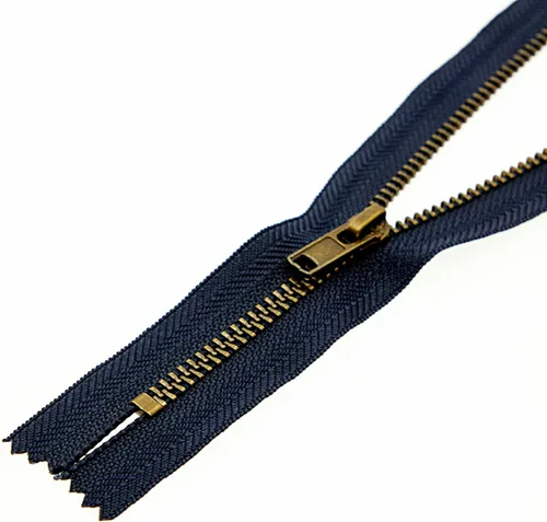 Miniatura 7 de Leekayer Cierre de cremallera de metal de 9 pulgadas, color azul marino, cremallera de latón de 9.1 in para coser jeans, manualidades, bolsa